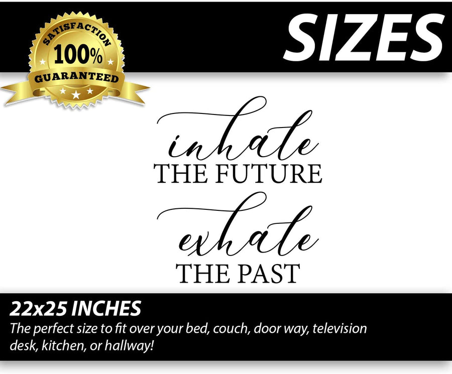 Inhale The Future Exhale The Past Wall Decal Sticker
