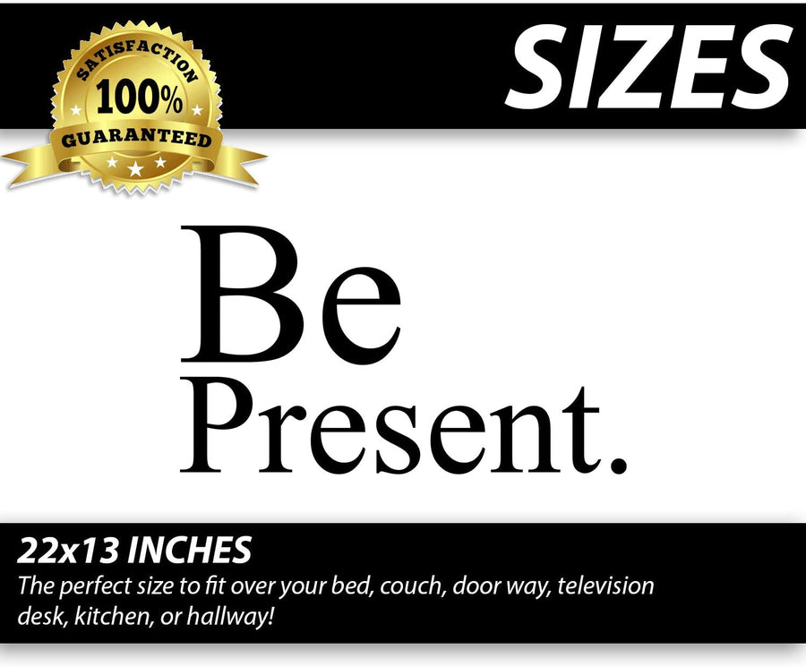 Be Present Wall Decal Sticker
