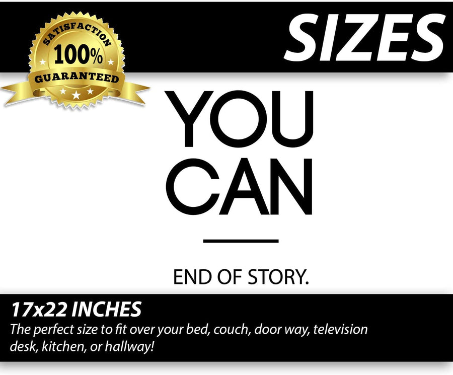 You CAN End of Story Wall Decal Sticker