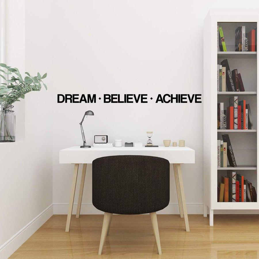 Dream Believe Achieve Wall Decal Sticker