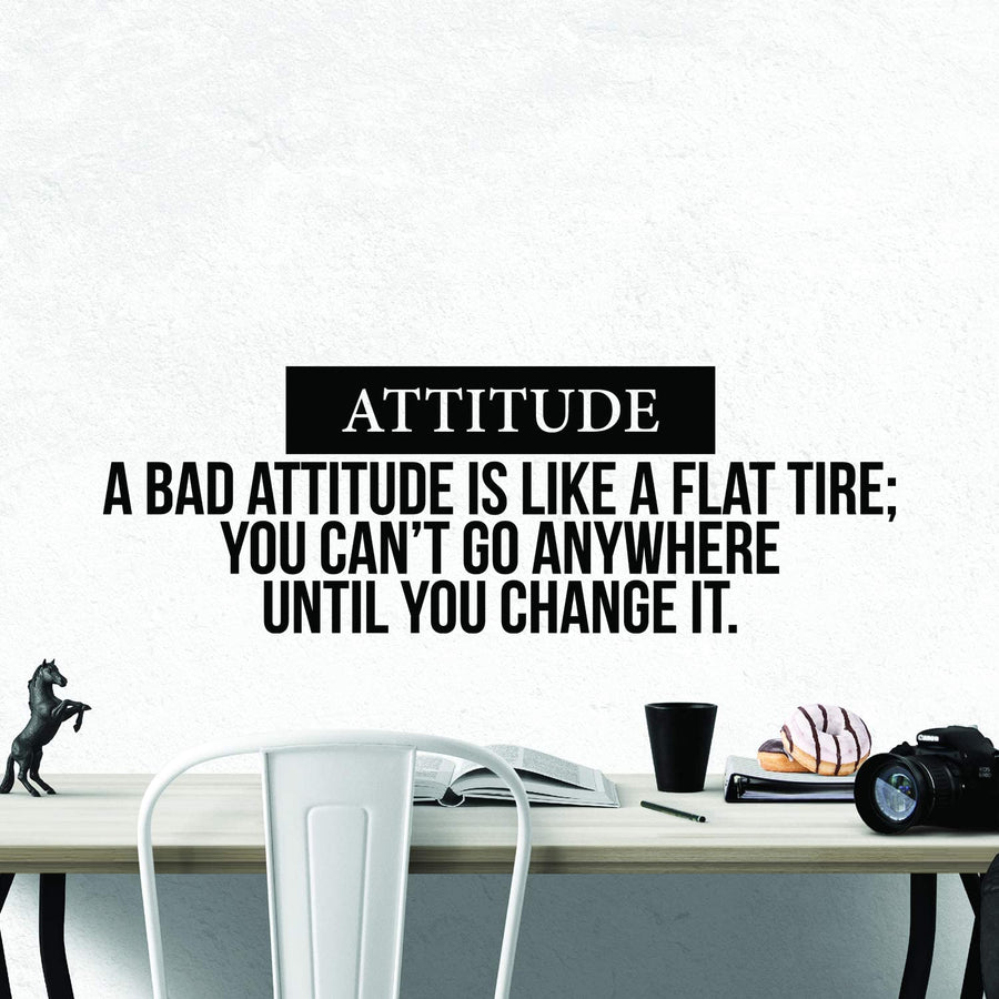 Attitude Wall Decal Sticker