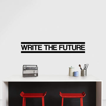 Write The Future Wall Decal Sticker