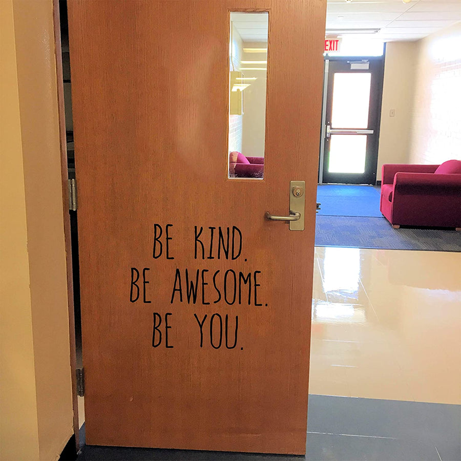 Be Kind Be Awesome Be You Wall Decal Sticker