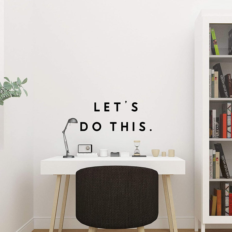 Let's Do This Wall Decal Sticker