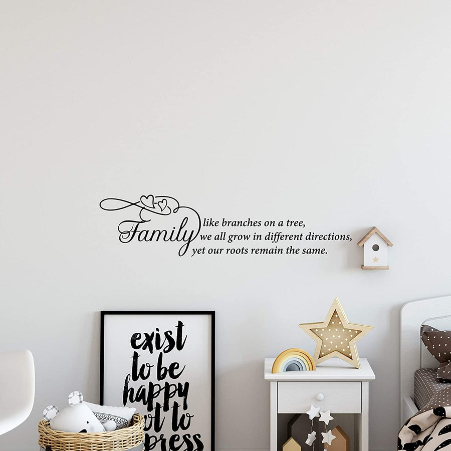 Family Like Branches On A Tree Wall Decal Sticker