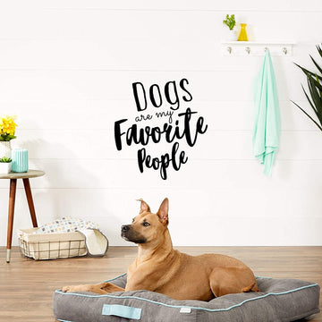 Dogs are My Favorite People Wall Decal Sticker