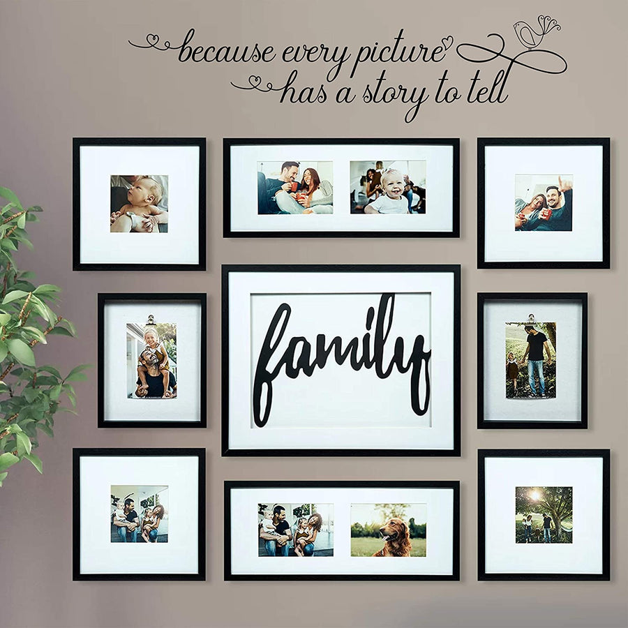 Because Every Picture Has A Story To Tell Wall Decal Sticker