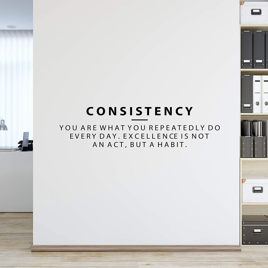 Consistency Wall Decal Sticker