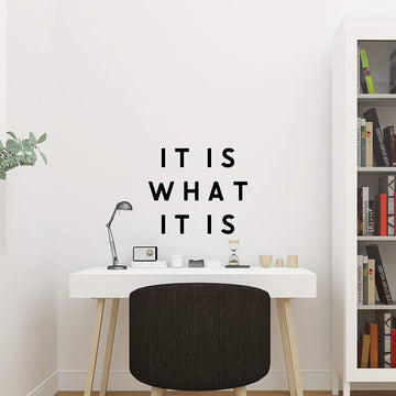 It is What It is Wall Decal Sticker
