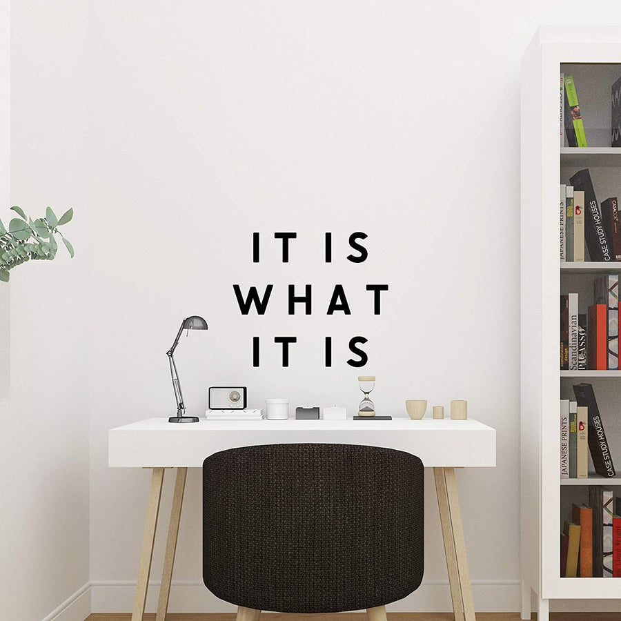 It is What It is Wall Decal Sticker