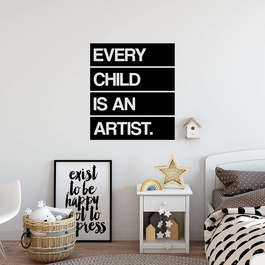 Every Child is an Artist Wall Decal Sticker