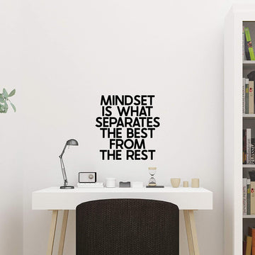 Mindset Is What Separates The Best From The Rest Wall Decal Sticker