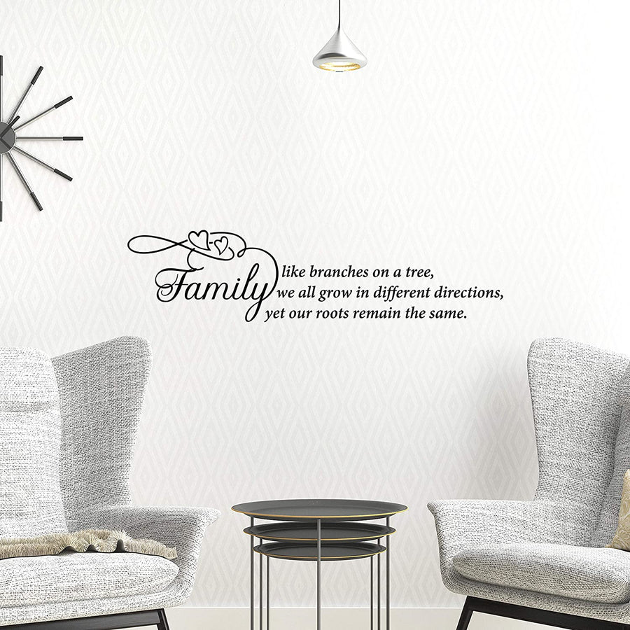 Family Like Branches On A Tree Wall Decal Sticker