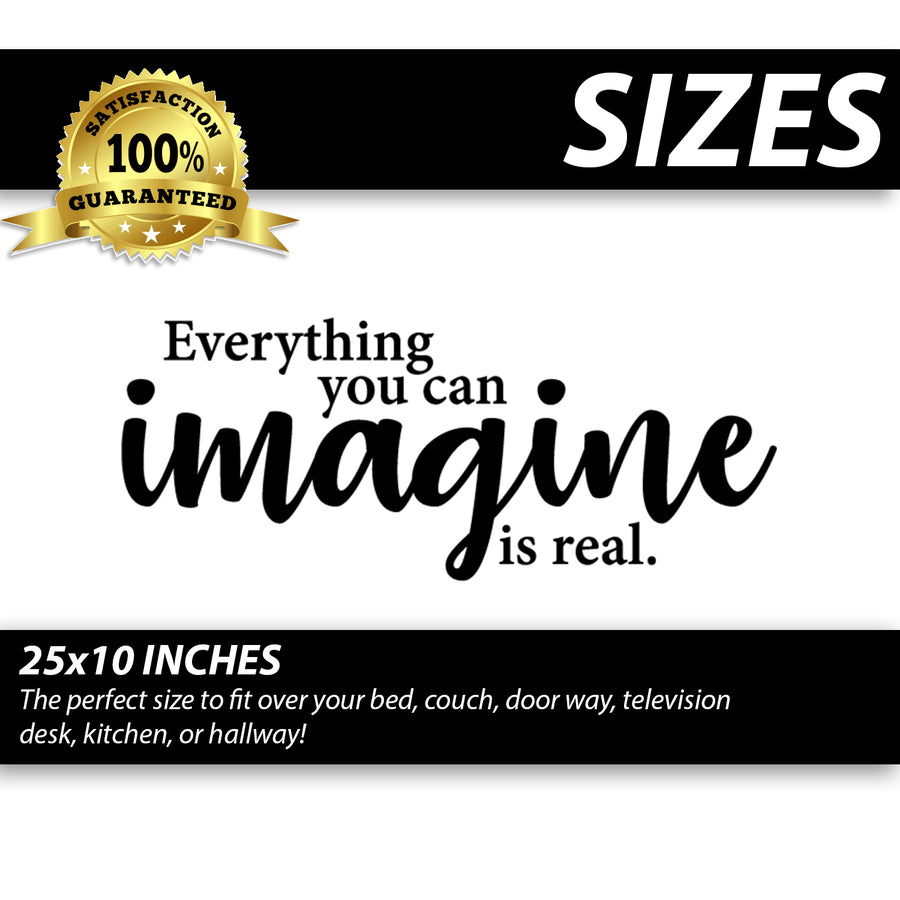 Picasso Everything You Can Imagine is Real Wall Decal Sticker