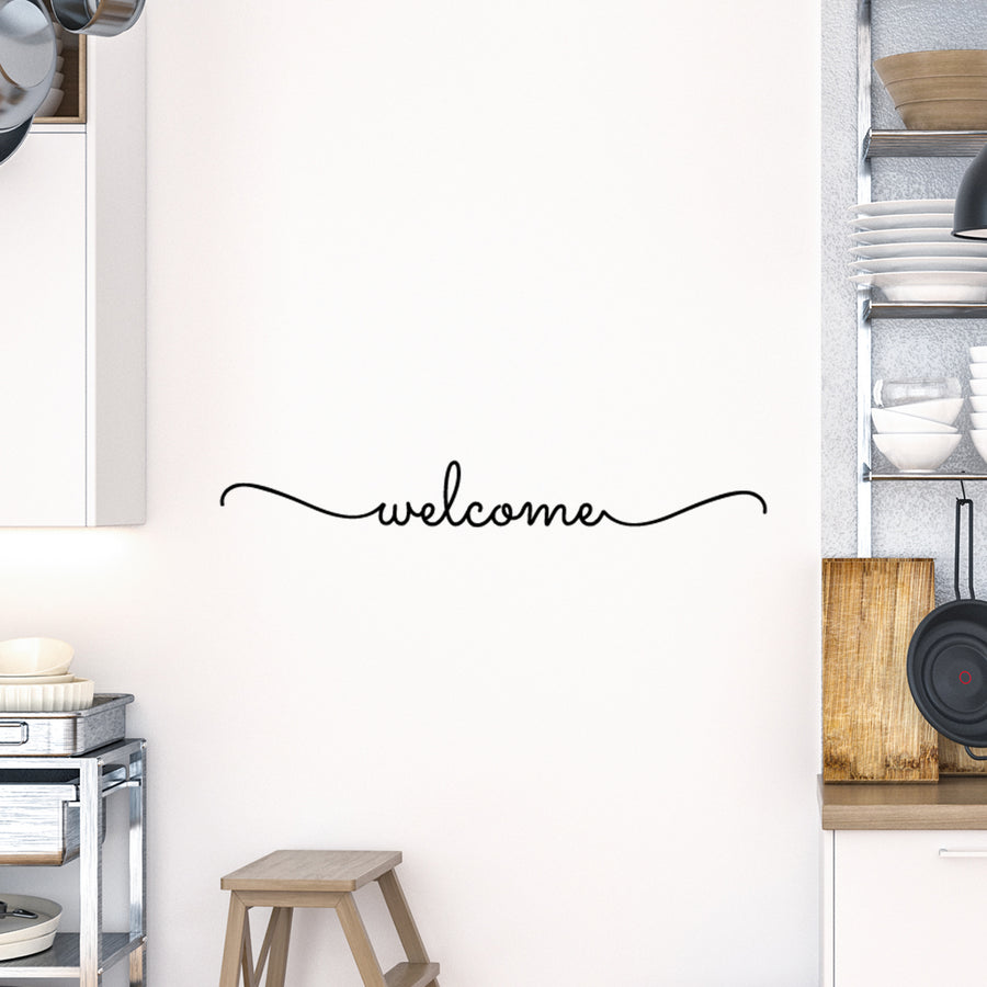 Welcome Sign 2 Wall Decal Sticker