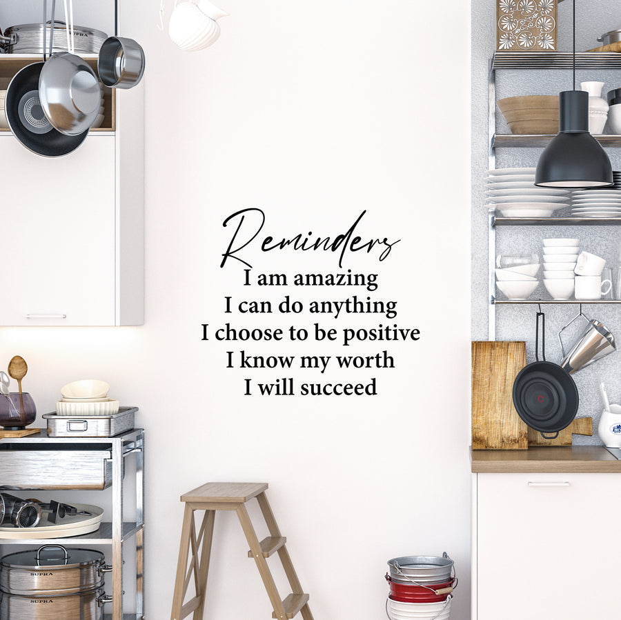 Reminders Wall Decal