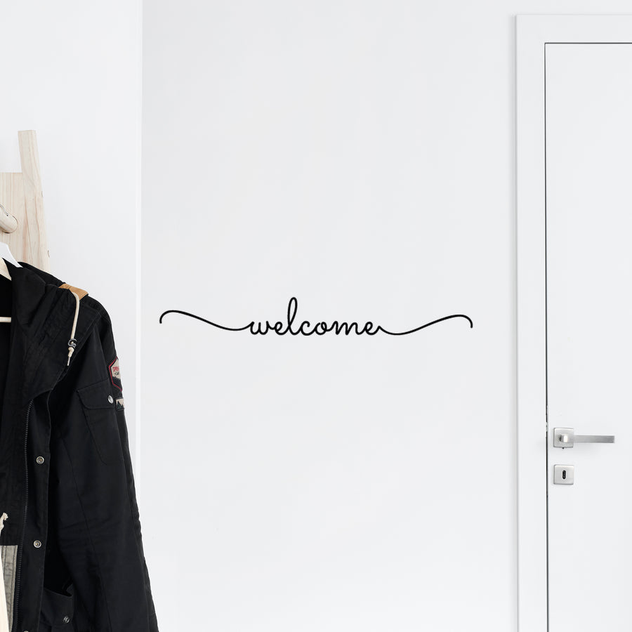 Welcome Sign 2 Wall Decal Sticker