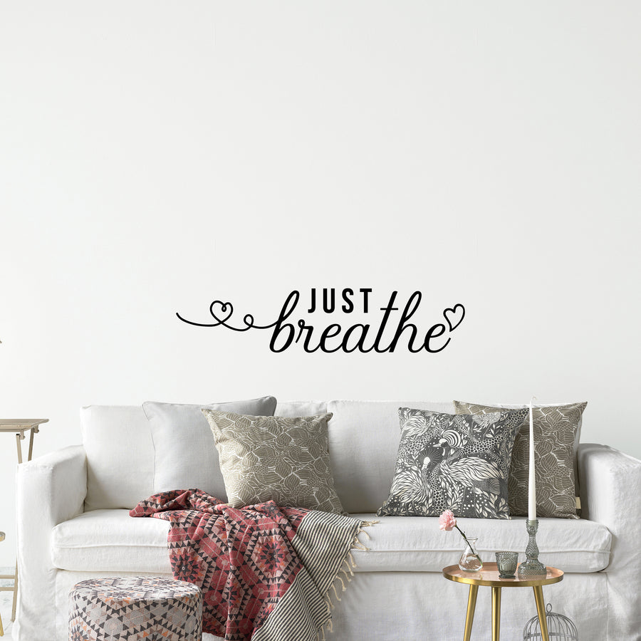 Just Breathe Wall Decal